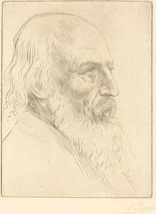 Lord A. Tennyson, 3. deska. od Alphonse Legros