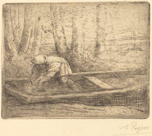Muž v Puntu. od Alphonse Legros