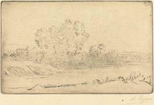 Poblíž Nortkerque (Pres de Nortkerque) od Alphonse Legros
