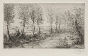 Nedaleko Mlýna. od Alphonse Legros