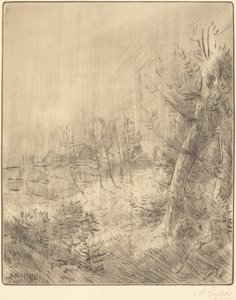 Stará vesnice Staré Město. od Alphonse Legros
