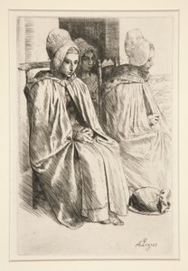 Selské ženy v sousedství Boulogne od Alphonse Legros