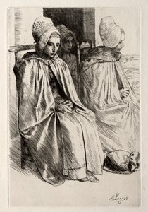 Selka v sousedství Boulogne. od Alphonse Legros