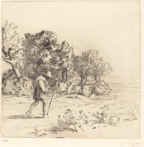 Podomní obchodník (podomní obchodník) od Alphonse Legros