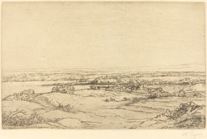 Rovina u jezera od Alphonse Legros