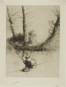 Polák rybář od Alphonse Legros