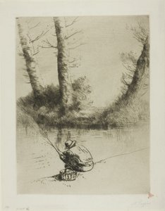 Polák rybář od Alphonse Legros