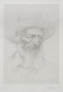 Portrét Alfreda Lorda Tennysona. od Alphonse Legros