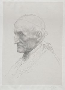 Portrét kardinála Manninga (2. deska) od Alphonse Legros