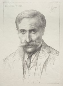 Portrét Dr. Louise Vintrase od Alphonse Legros