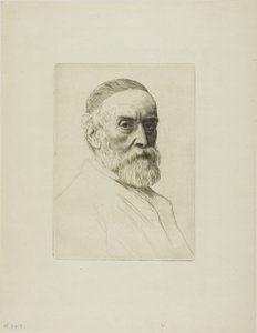 Portrét G. F. Wattse, R.A. od Alphonse Legros