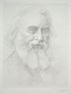 Portrét Henryho Wadswortha Longfellowa 2. deska. od Alphonse Legros