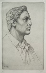 Portrét sira Charlese Holroyda. od Alphonse Legros