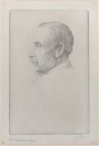 Portrét Williama Cawthorne Unwina, 1892. od Alphonse Legros