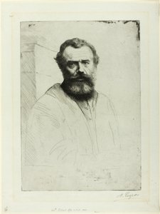 Portrét umělce od Alphonse Legros