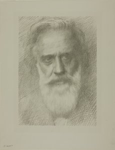 Portrét umělce, osmá deska od Alphonse Legros