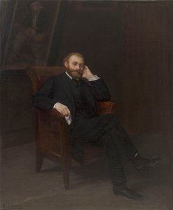 Portrét umělce Édouarda Maneta 1832-1883, 1863. od Alphonse Legros