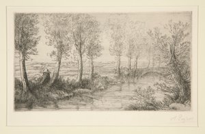 Pres du moulin (U mlýna) od Alphonse Legros