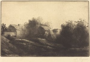 Remembrance of My Village (Souvenir de mon village) od Alphonse Legros