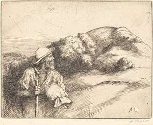 Návrat z polí (Le retour des champs) od Alphonse Legros