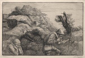 Návrat z lesa od Alphonse Legros