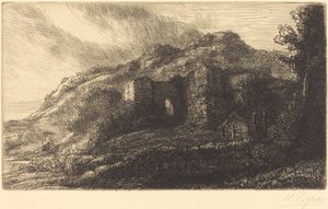 Zřícenina zámku Zřícenina hradu. od Alphonse Legros