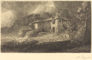 Zřícenina zámku Zřícenina hradu. od Alphonse Legros