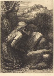 Svatý Jeroným, 2. talíř od Alphonse Legros