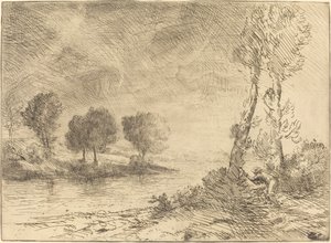 Rybář lososů od Alphonse Legros
