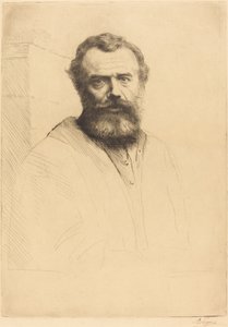 Autoportrét, 3. deska. od Alphonse Legros