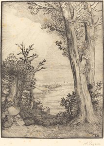 Siesta na venkově od Alphonse Legros