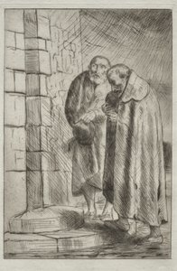 Svatý Petr a Pavel u Brány pana Richarda od Alphonse Legros