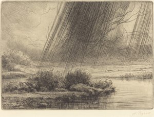 Bouřka od Alphonse Legros