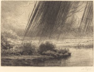Bouřka od Alphonse Legros