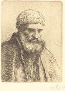 Studie starého muže (Etude de vieillard) od Alphonse Legros