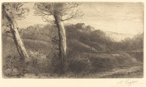Západ slunce od Alphonse Legros