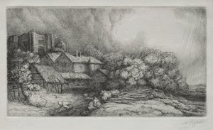 The Abbey Farm od Alphonse Legros