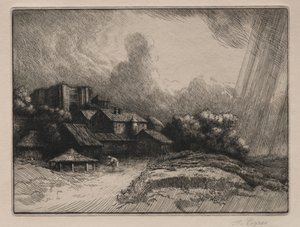 The Abbey Farm od Alphonse Legros