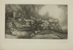 The Abbey Farm od Alphonse Legros