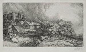 The Abbey Farm The Abbey Farm. od Alphonse Legros