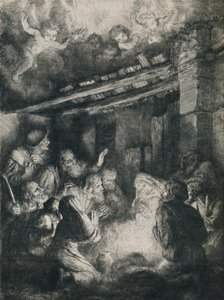 Klanění pastýřů, 1922. od Alphonse Legros