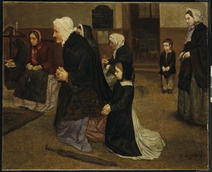 The Angelus, 1859 od Alphonse Legros