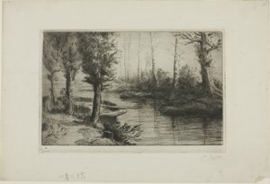 Kanál: Ráno od Alphonse Legros