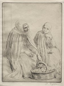 Obchodníci s vejci (1. talíř) od Alphonse Legros