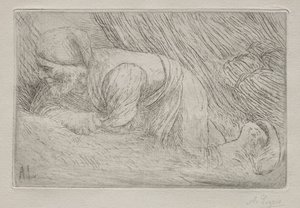 Fagot sběrači od Alphonse Legros