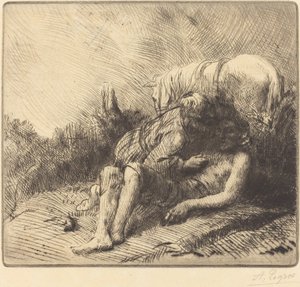 Dobrý Samaritán od Alphonse Legros