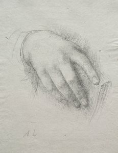Ruka Nory E. Legrosové. od Alphonse Legros