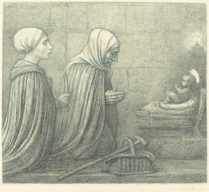 Jesličky La jesle. od Alphonse Legros