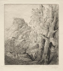 Staré město od Alphonse Legros