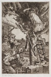 Zloděj hrušek, č. 1, c. 1890. od Alphonse Legros